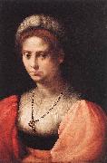 Domenico Puligo Portrait of a Lady oil painting